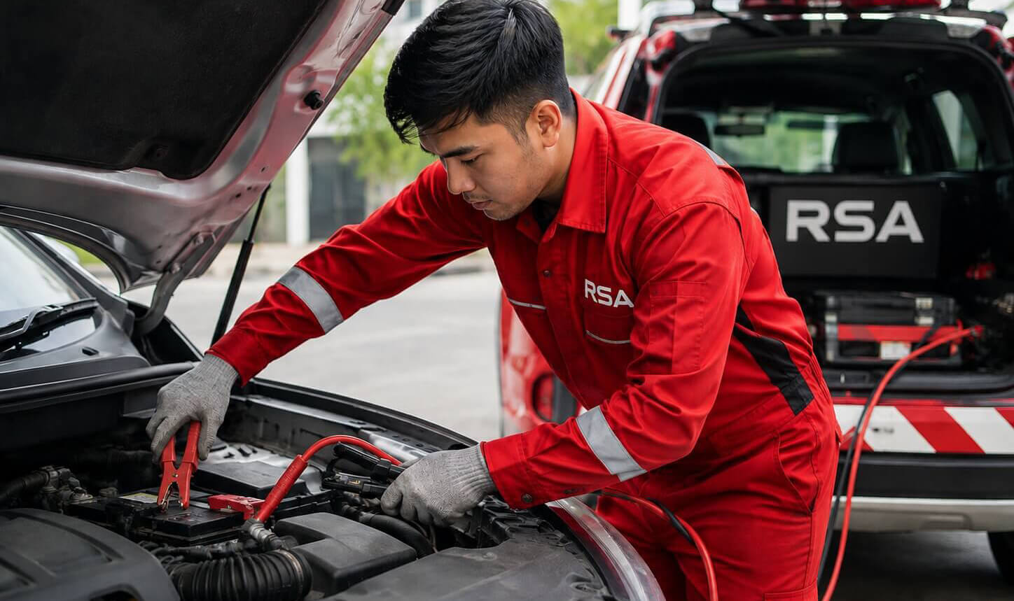 Jump-start and battery service